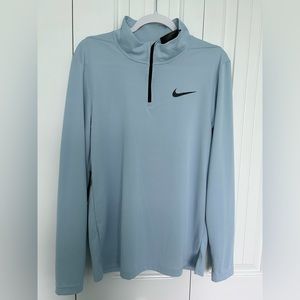Nike Men’s Breathe Dri Fit Long Sleeve 1/4 Zip Training Shirt-Size S